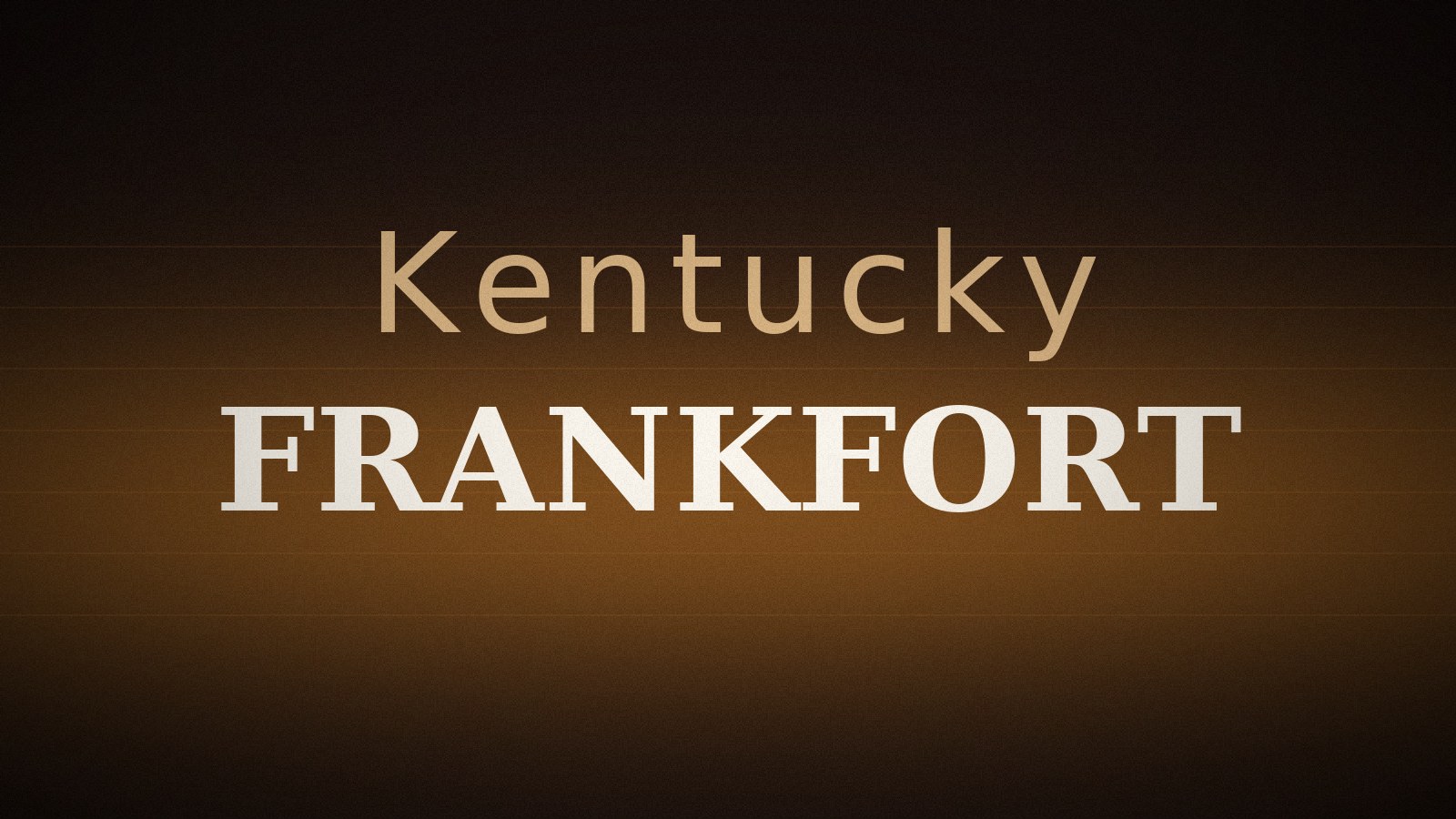 Frankfort, Kentucky
